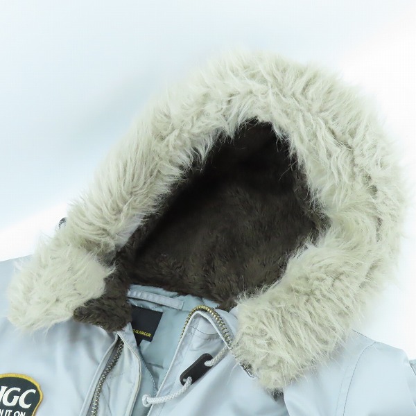 実際に弊社で買取させて頂いたHYSTERIC GLAMOUR/ヒステリックグラマー 20AW サークル N-3B プリマロフトコート 02203AC05/Mの画像 5枚目