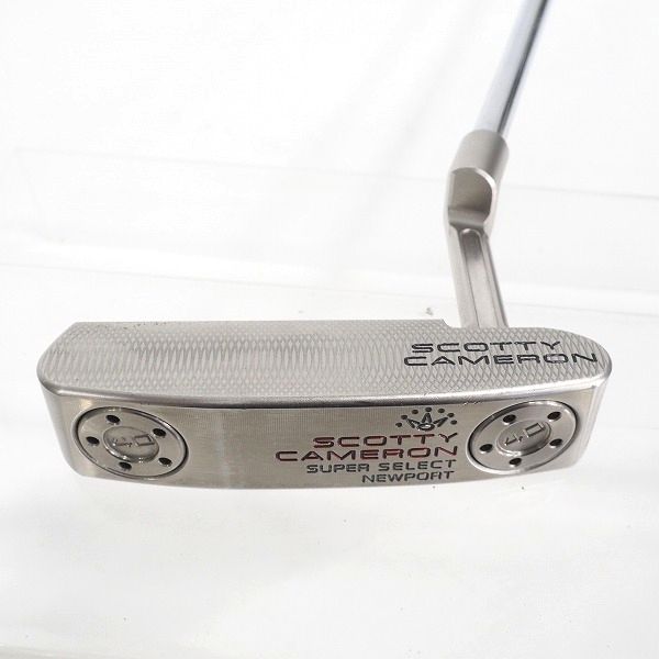 実際に弊社で買取させて頂いたScotty Cameron/スコッティキャメロン SUPER SELECT NEWPORT/スーパーセレクト パター 32.125インチ ヘッドカバー付きの画像 5枚目