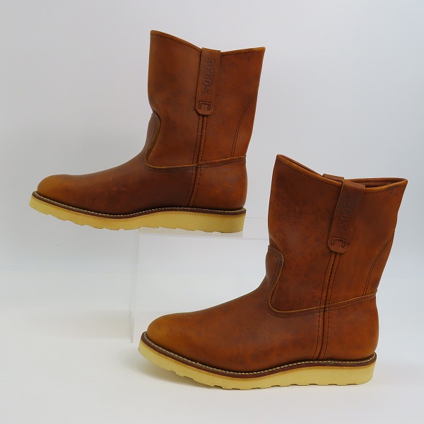 実際に弊社で買取させて頂いたREDWING /レッドウィング 羽タグ PECOS BOOTS/ペコスブーツ 866/7.5Eの画像 2枚目