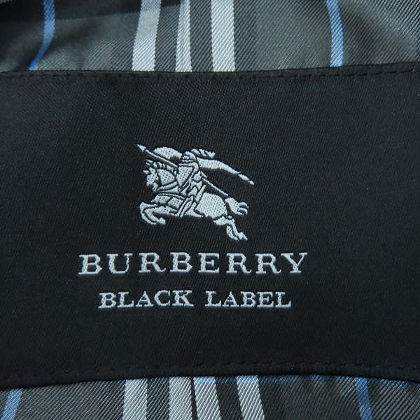 実際に弊社で買取させて頂いたBURBERRY/バーバリー ブラックレーベル ステンカラーコート BMA04-702-09/Mの画像 2枚目
