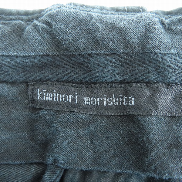 実際に弊社で買取させて頂いたkiminori morishita/キミノリモリシタ ジップ 装飾 カーゴパンツ 7747-324-1/ 5/48の画像 3枚目
