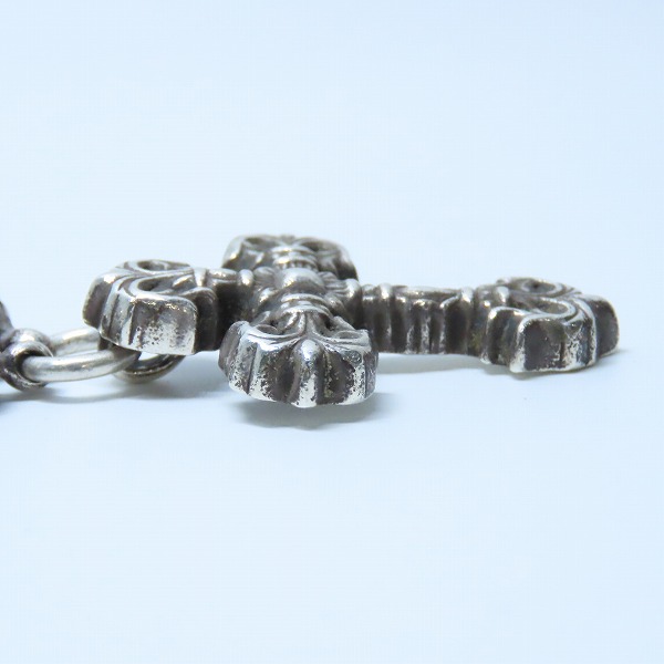 実際に弊社で買取させて頂いたCHROME HEARTS/クロムハーツ フィリグリークロス ペンダント XS/クロスボールチェーン #1 ネックレスの画像 3枚目