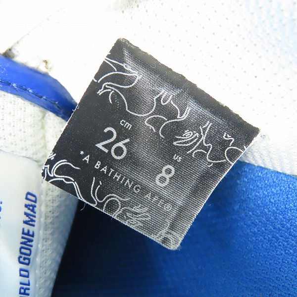 実際に弊社で買取させて頂いたA BATHING APE/アベイジングエイプ BAPE STA ローカットスニーカー OZX SH M191010/26の画像 5枚目