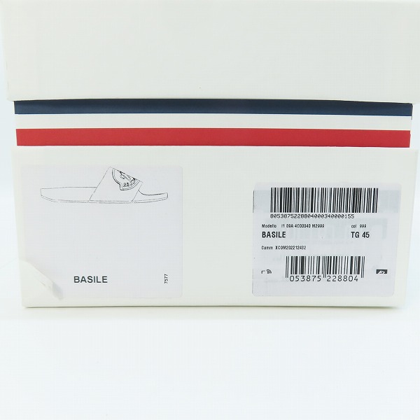 実際に弊社で買取させて頂いたMONCLER/モンクレール 23SS BASILE/バジーレ シャワーサンダル 4C00040 M2999/45の画像 9枚目