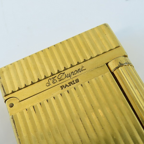 実際に弊社で買取させて頂いたS.T.Dupont/デュポン LIGNE2/ライン2 モンパルナス バーティカルライン ガスライターの画像 5枚目