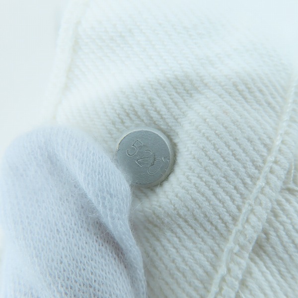 実際に弊社で買取させて頂いたLevis/リーバイス 90s ヴィンテージ  刻印520 オレンジタブ ホワイトデニムパンツ 40505-0251 W32 L32の画像 7枚目