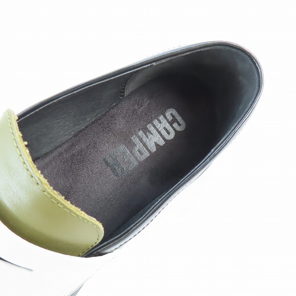 実際に弊社で買取させて頂いたCAMPER/カンペール WALDEN レザーローファー K100633-011/43の画像 4枚目
