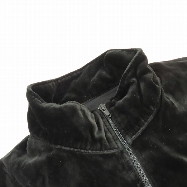 実際に弊社で買取させて頂いたWACKO MARIA/ワコマリア 23FW VELVET TRACK PANTS/ロゴ刺繍 ベロア トラック ジャケット/ジャージ/Mの画像 4枚目