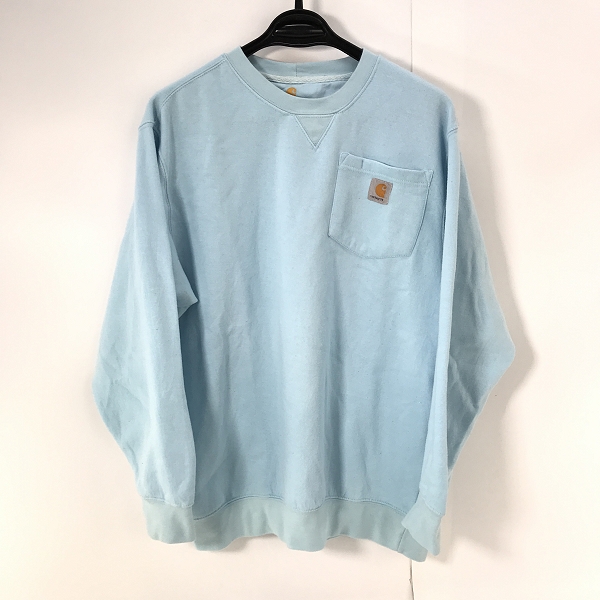 実際に弊社で買取させて頂いたCarhartt/カーハート CREWNECK POCKET SWEATSHIRT クルーネック スウェット 胸ポケット 103852-026/XL
