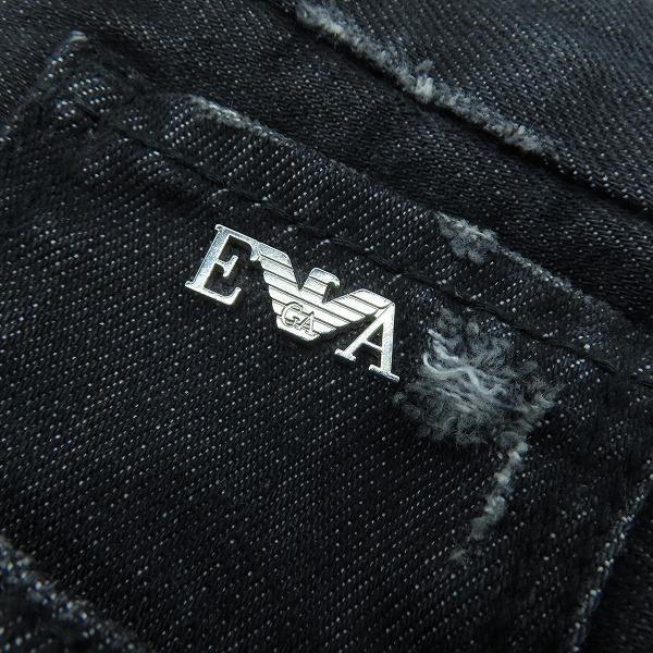 実際に弊社で買取させて頂いたEMPORIO ARMANI/エンポリオアルマーニ スタッズ付き ストレッチデニムパンツ SLIM FIT 3Z1J00 1D82Z/29の画像 8枚目