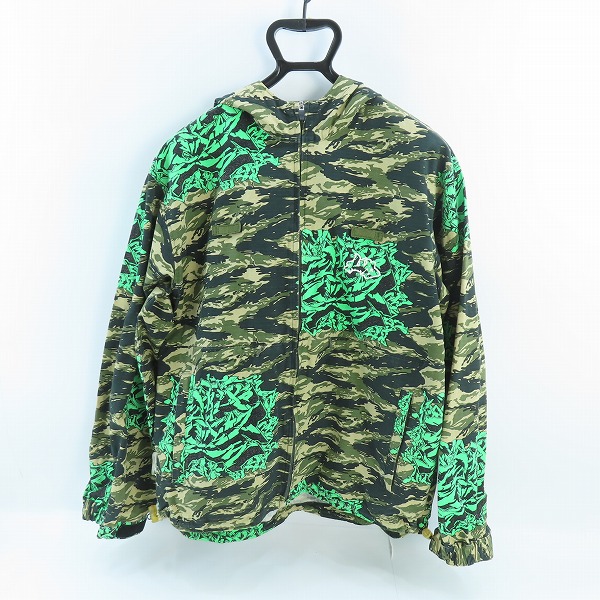実際に弊社で買取させて頂いたUNDER COVER/アンダーカバー 01SS INTER LOCKING PANELS期 迷彩/カモフラ ジップアップジャケット Z202-3 /M
