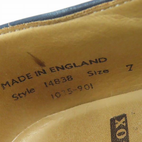 実際に弊社で買取させて頂いたFRED PERRY×GEORGE COX/フレッドペリー×ジョージコックス D RING GIBSON 14838/7の画像 5枚目