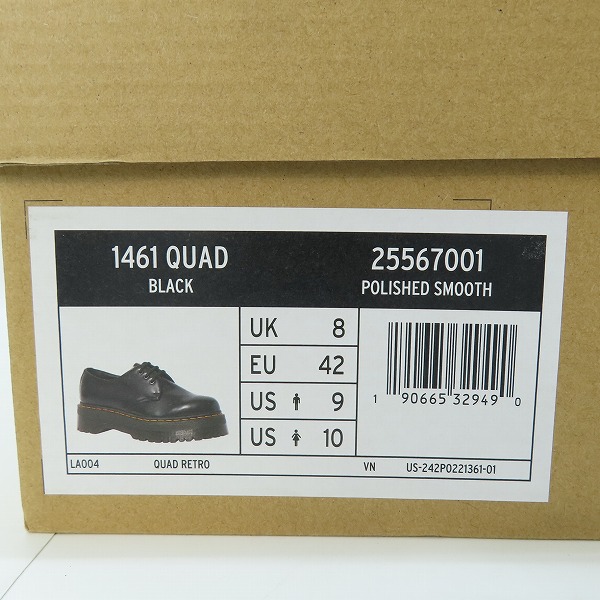 実際に弊社で買取させて頂いたDr.Martens/ドクターマーチン 1461 QUAD 3EYE 3ホールブーツ/UK8の画像 8枚目