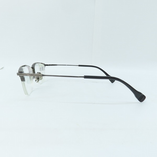 実際に弊社で買取させて頂いた999.9/フォーナインズ ハーフリム アイウエア/メガネフレーム S-350Tの画像 1枚目