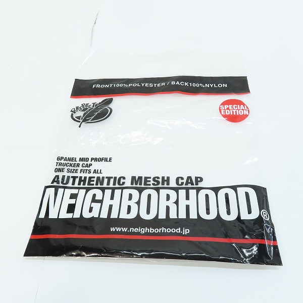 実際に弊社で買取させて頂いたNEIGHBORHOOD/ネイバーフッド B'z 稲葉浩志 コラボ メッシュキャップ 221QTNH-HT01S/Fの画像 9枚目