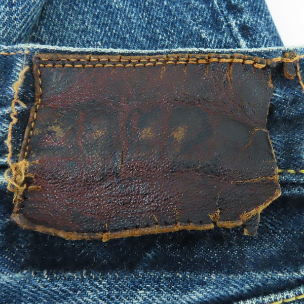 実際に弊社で買取させて頂いたEVISU/エヴィス エビス 戎 カモメペイント デニムパンツ/36×35の画像 5枚目