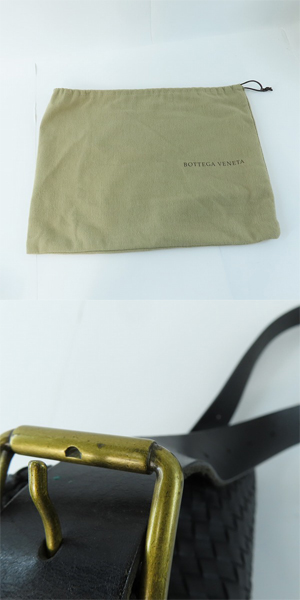 実際に弊社で買取させて頂いたBOTTEGA VENETA/ボッテガ ヴェネタ メッセンジャーバッグ イントレチャート 163971の画像 9枚目