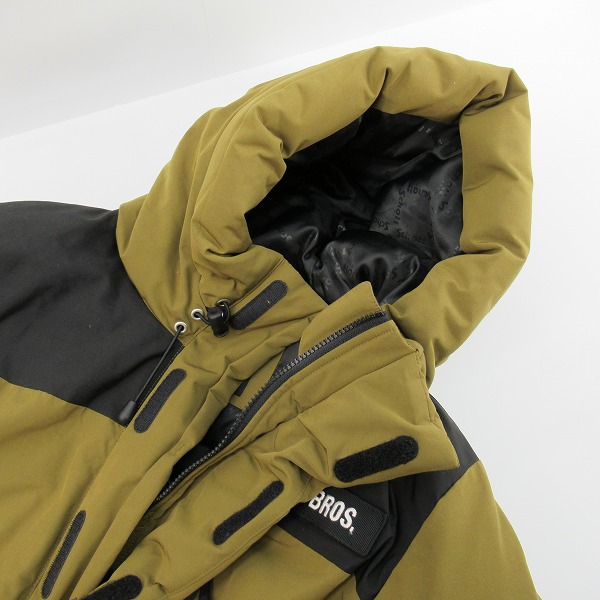 実際に弊社で買取させて頂いたSchott/ショット 2TONE DOWN PARKA/ツートン ダウンパーカー 3102063 オリーブ/Lの画像 7枚目