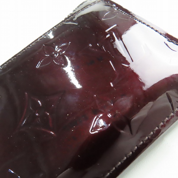 実際に弊社で買取させて頂いたLouis vuitton/ルイヴィトン ポシェットクレ 小銭入れ モノグラムヴェルニ パープル M93357の画像 7枚目