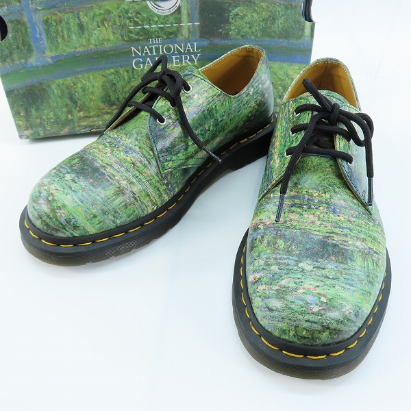 実際に弊社で買取させて頂いたDr.Martens/ドクターマーチン The NATIONAL GALLERY 1461 TNG LILY POND 緑 27930102/UK8