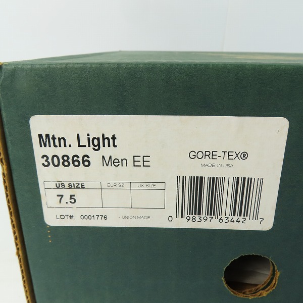 実際に弊社で買取させて頂いたDANNER/ダナーWAUZETA/ワウゼタ サイドジップブーツD-35600X/7.5の画像 9枚目