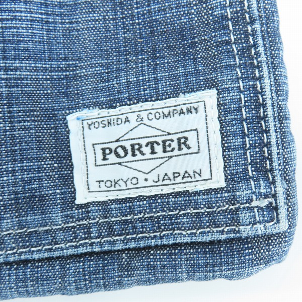 実際に弊社で買取させて頂いたPORTER/ポーター オンス デニムミニショルダーバッグ S/520-07604の画像 4枚目