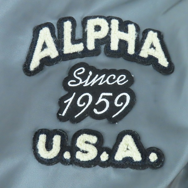 実際に弊社で買取させて頂いたALPHA INDUSTRIES/アルファインダストリーズ MA-1 TA0497-9078/XLの画像 6枚目
