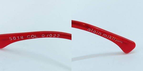 実際に弊社で買取させて頂いたalain mikli/アランミクリ フード付き サングラス/アイウェア 5018の画像 4枚目