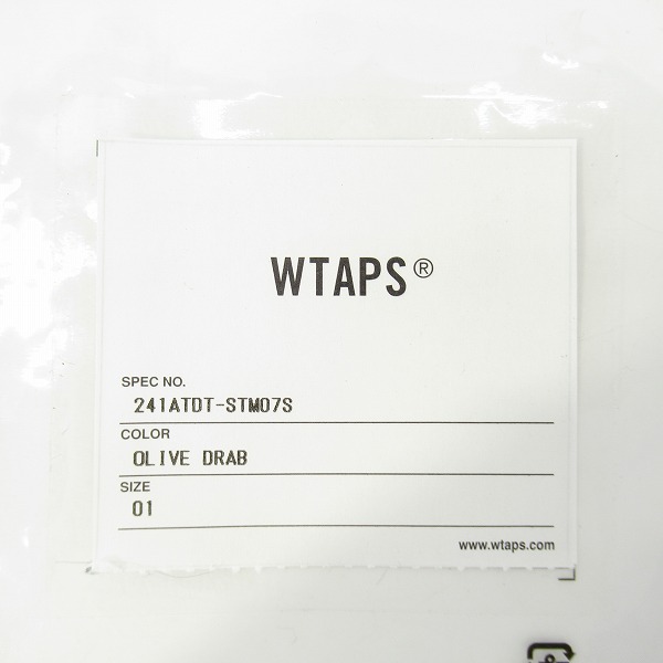 実際に弊社で買取させて頂いたWTAPS/ダブルタップス 24SS BIRTH/SS/COTTON 半袖Tシャツ 241ATDT-STM07S/1の画像 7枚目