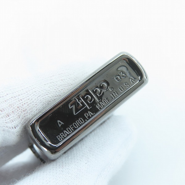 実際に弊社で買取させて頂いたZIPPO/ジッポー HUNTING WORLD/ハンティングワールド 2003年製の画像 2枚目