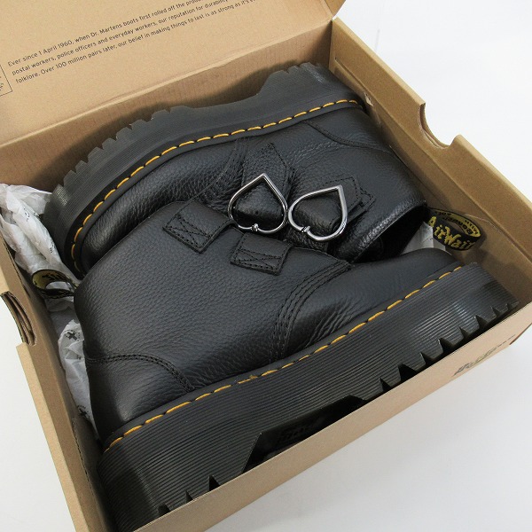 実際に弊社で買取させて頂いたDr.Martens/ドクターマーチン DEVON HEART 2ストラップ 厚底 ブーツ 26439001/UK5の画像 8枚目