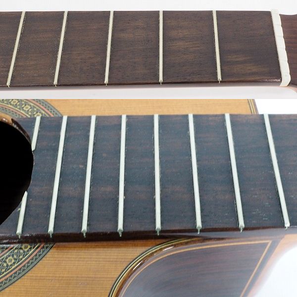 実際に弊社で買取させて頂いた★【弦無し】Aria/アリア AC50CE エレガット/ガットギター スペイン製の画像 3枚目