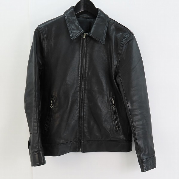 実際に弊社で買取させて頂いたWACKO MARIA/ワコマリア カーフレザー シングル レザージャケット/S