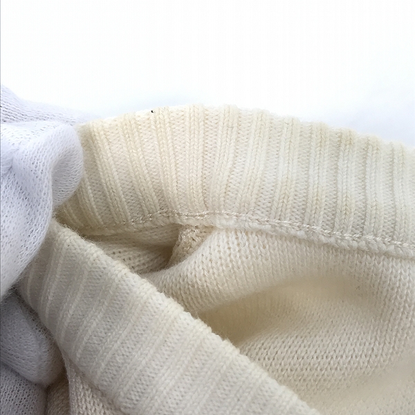 実際に弊社で買取させて頂いたKRIS VAN ASSCHE/クリスヴァンアッシュ ボンボン付きクルーネックニット 151kn103の画像 7枚目