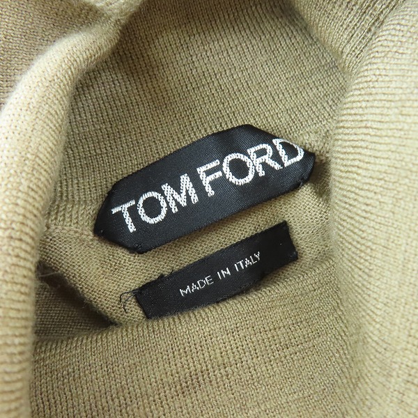 実際に弊社で買取させて頂いた【JPタグ】TOM FORD/トムフォード タートルネックニット長袖セーター TFK120/44の画像 2枚目