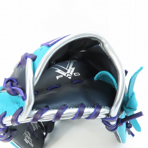 実際に弊社で買取させて頂いたRawlings/ローリングス 軟式グラブ 右投用 HYPER TECH COLOR SYNC 内野手用 GR4HTCN62の画像 3枚目