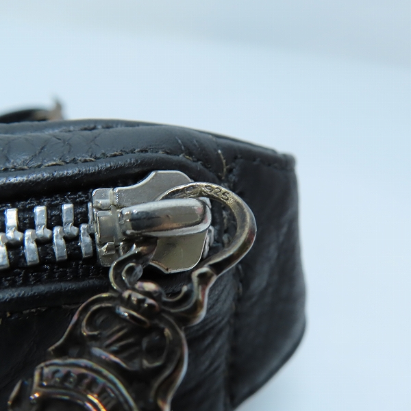 実際に弊社で買取させて頂いたCHROME HEARTS/クロムハーツ SNAT PACK #1 スナットパック レザーウエストバッグの画像 6枚目