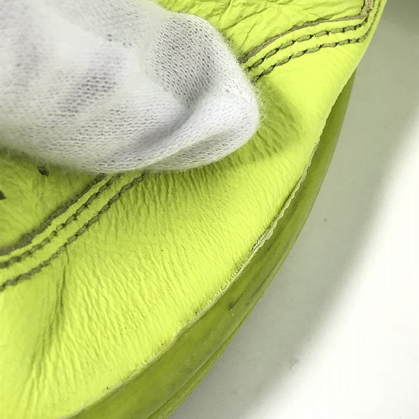 実際に弊社で買取させて頂いたNIKE×AMBUSH/ナイキ×アンブッシュ DUNK HIGH/ダンクハイ フラッシュライム CU7544-300/27.5の画像 6枚目