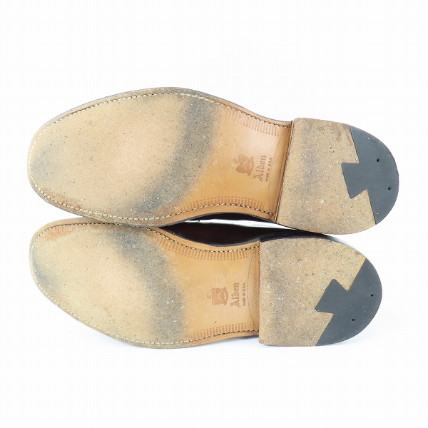 実際に弊社で買取させて頂いたALDEN/オールデン SHELL CORDOVAN LEATHER/シェルコードバンレザー プレーントゥ シューズ 990/7.5Dの画像 2枚目