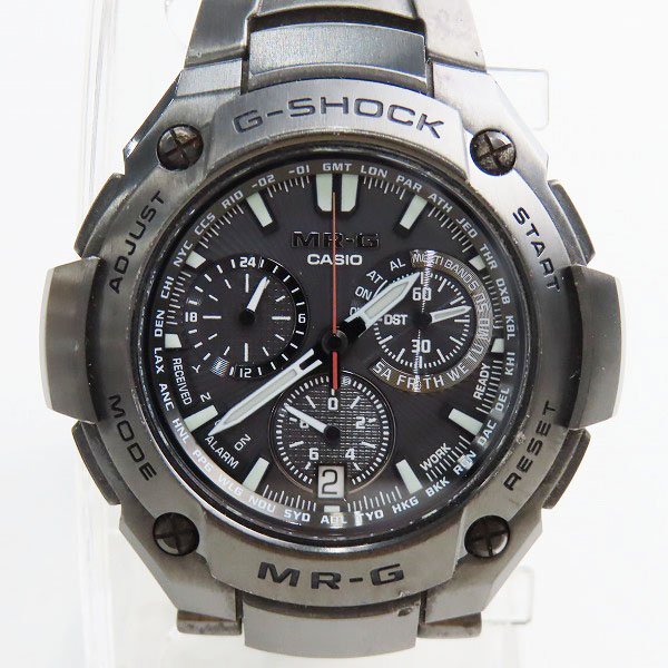実際に弊社で買取させて頂いたG-SHOCK/Gショック MR-G クロノグラフ 電波ソーラー チタン MRG-8000B-1AJF
