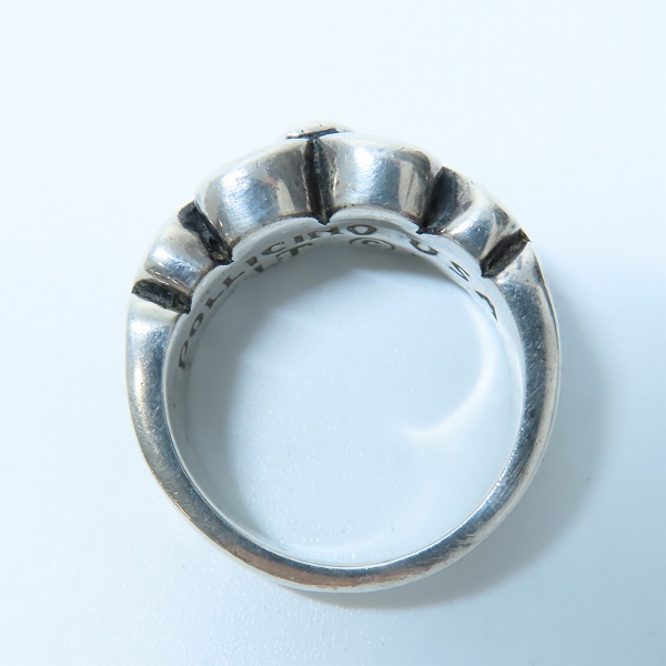 実際に弊社で買取させて頂いたLEATHERS AND TREASURES/レザーズ＆トレジャーズ Chevron Ring/シェブロンリング 18.5-19号の画像 5枚目