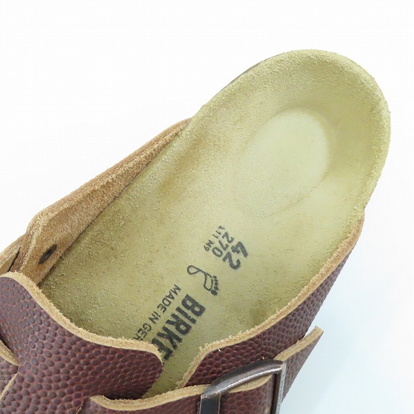 実際に弊社で買取させて頂いたBIRKENSTOCK/ビルケンシュトック サンダル/BOSTON FOOTBALL GINGER/27.0の画像 4枚目