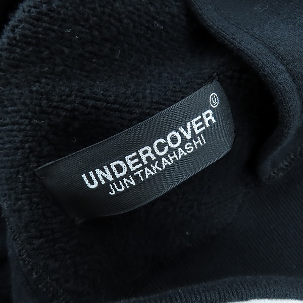 実際に弊社で買取させて頂いた【未使用】UNDERCOVER/アンダーカバー 21AW ビキモウウラケジャケット/スウェットジャケット/袖ワッペン UC2A4101/1の画像 2枚目