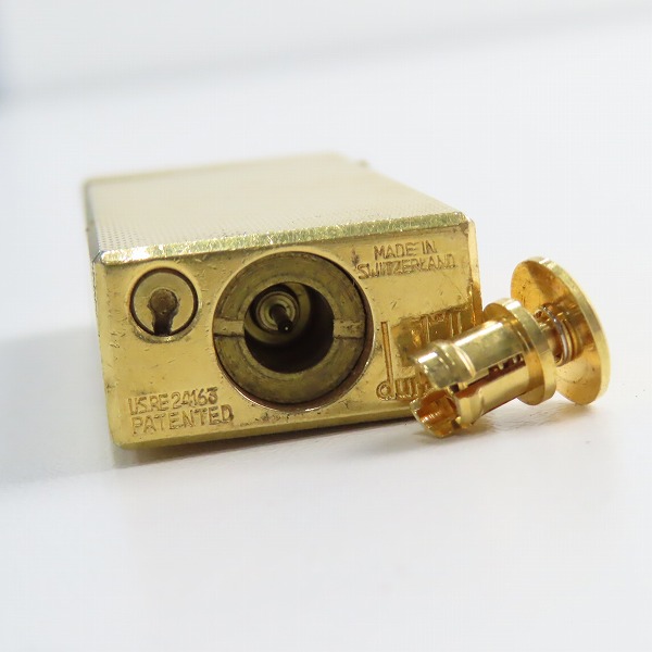 実際に弊社で買取させて頂いたdunhill/ダンヒル サイドローラー ライター ゴールドの画像 5枚目