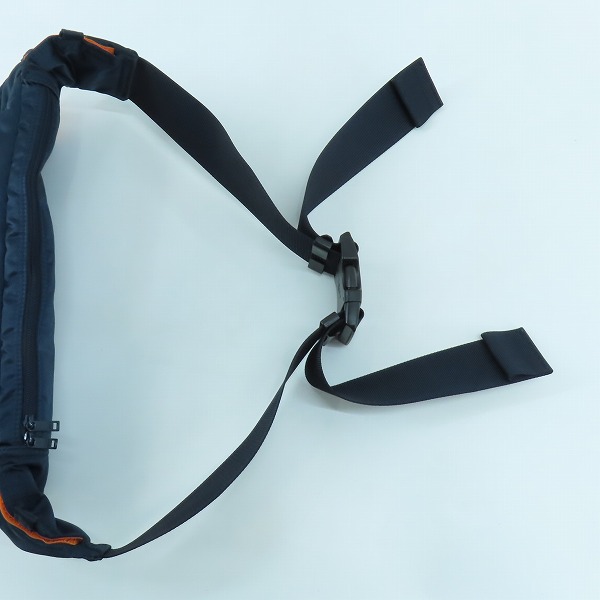 実際に弊社で買取させて頂いた(6)【未使用】PORTER/ポーター TANKER WAIST BAG (L) タンカー ウエストバッグ L アイアンブルー/622-76628の画像 6枚目