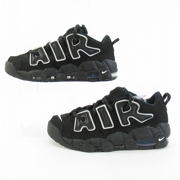 実際に弊社で買取させて頂いたNIKE×AMBUSH/ナイキ×アンブッシュ AIR MORE UP TEMPO LOW SP/エアモアアップテンポ ロー ブラック FB1299-001/28の画像 3枚目