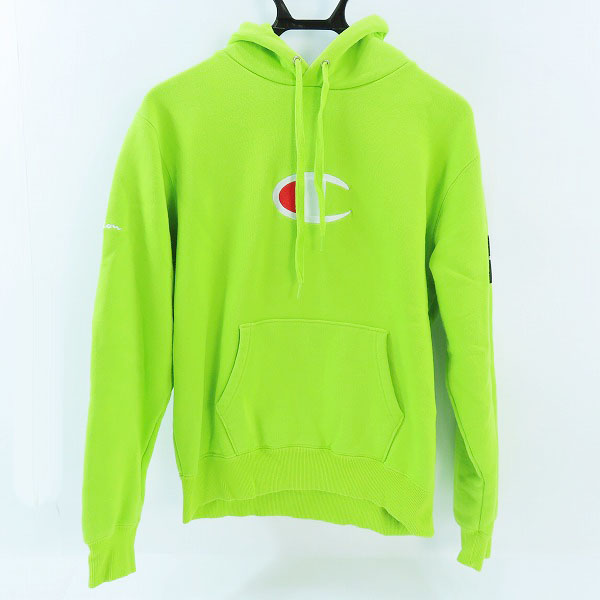 実際に弊社で買取させて頂いたChampion×ATMOS/チャンピオン×アトモス P/O HOODED SWEATSHIRT スウェット パーカー C8-Q126/M