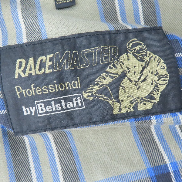 実際に弊社で買取させて頂いたBELSTAFF/ベルスタッフ RACEMASTER JACKET/レースマスター ワックスコットンジャケット/ブルゾン/42の画像 3枚目
