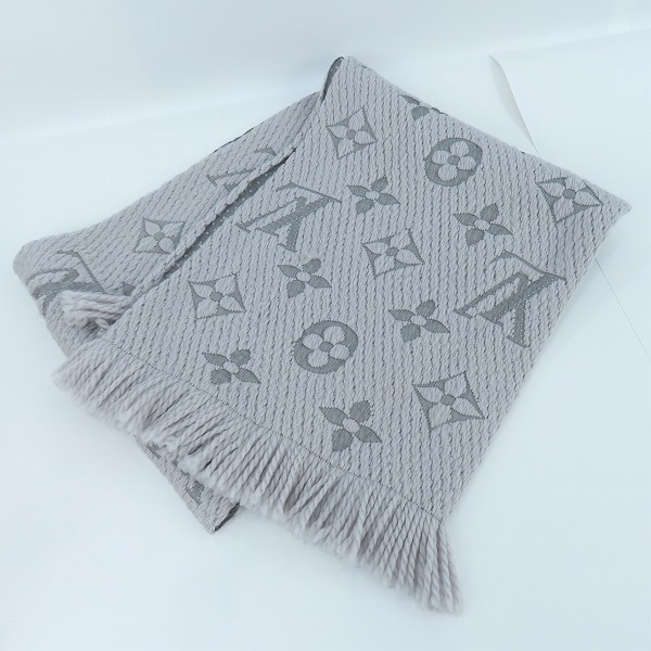 実際に弊社で買取させて頂いた【JPタグ】LOUIS VUITTON/ルイヴィトン モノグラム エシャルプ ロゴマニア マフラー M74742
