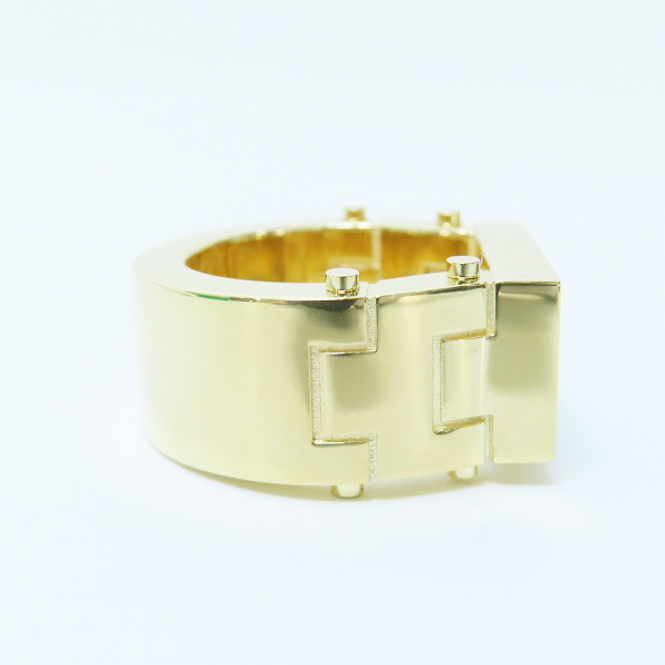 実際に弊社で買取させて頂いたBOTTEGA VENETA/ボッテガヴェネタ ボルト リング 680314 VAHU4/19.5-20.5号の画像 4枚目